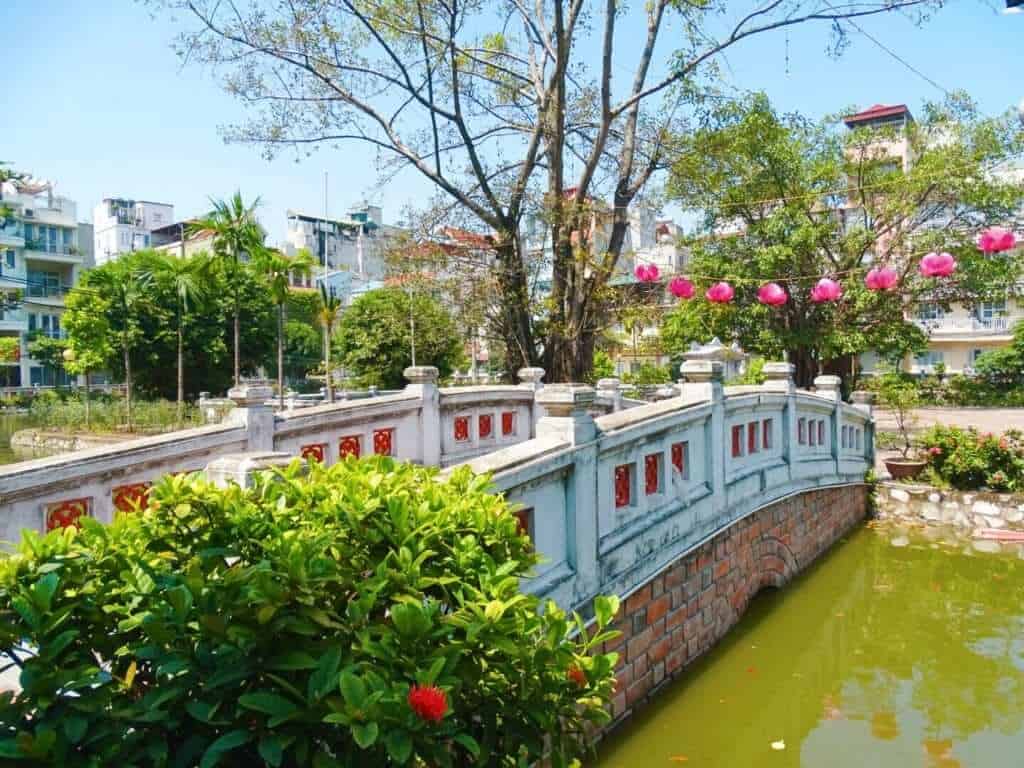 Bridge in Ngoc Ha Hanoi