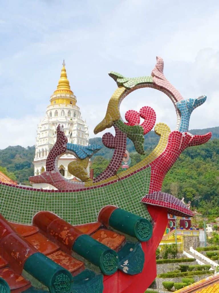 Colourful pagoda Penang Kek Lok Si Temple