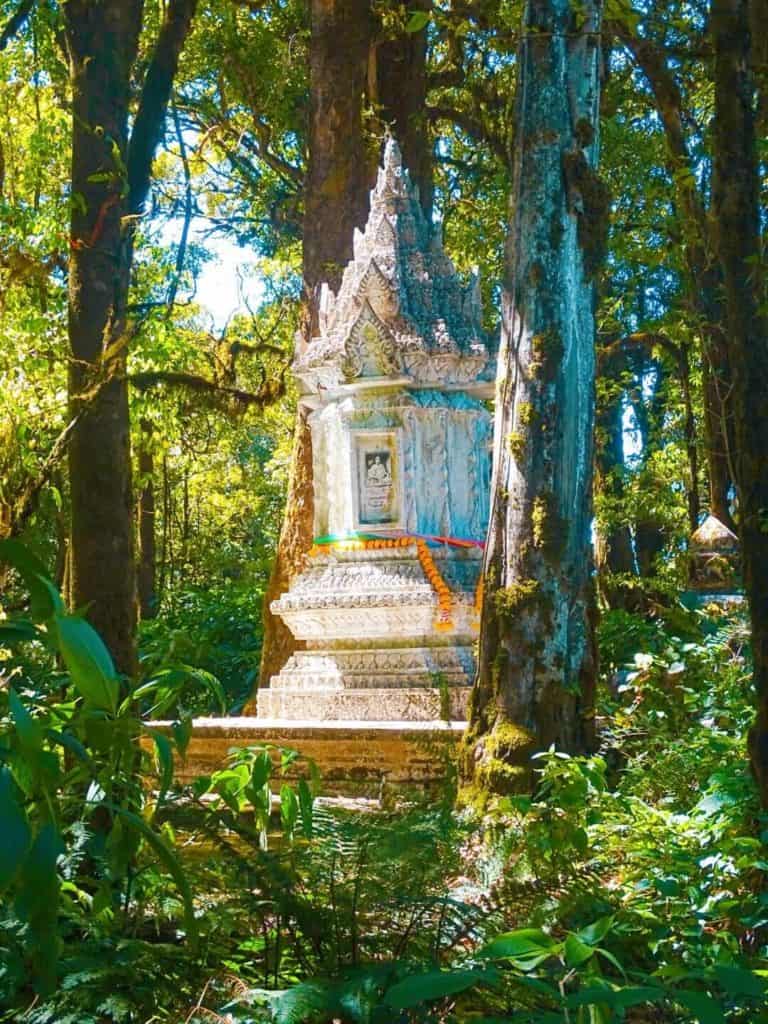 King shrine Doi Inthanon National Park Chiang Mai