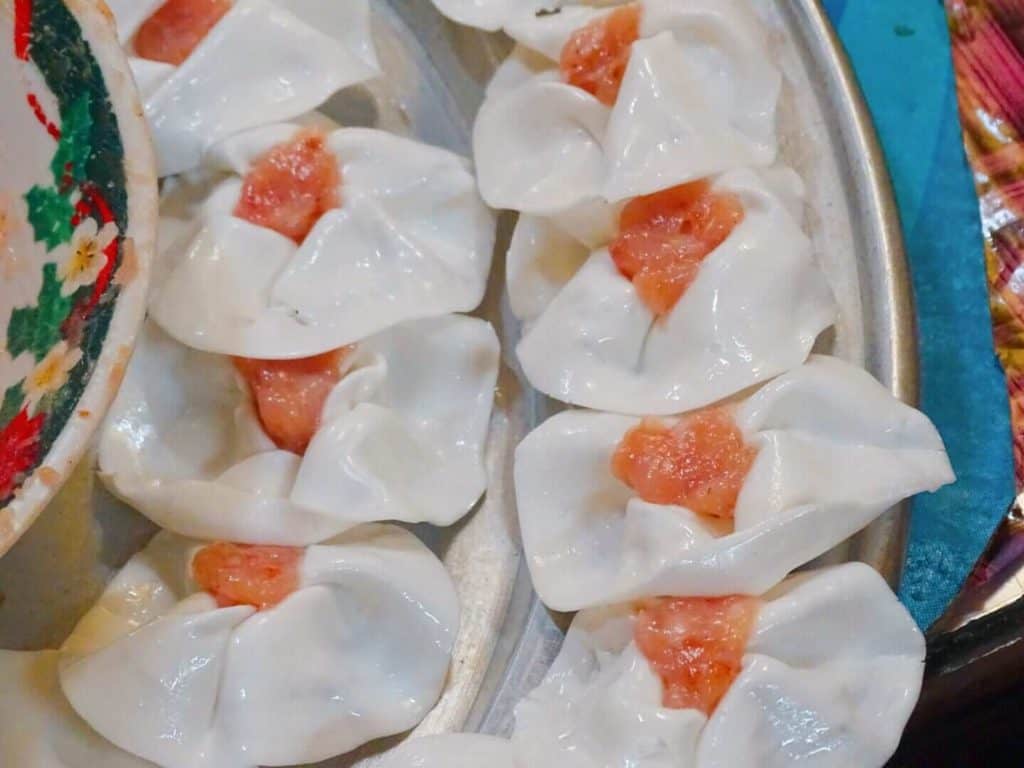 White Rose dumplings Hoi An street food