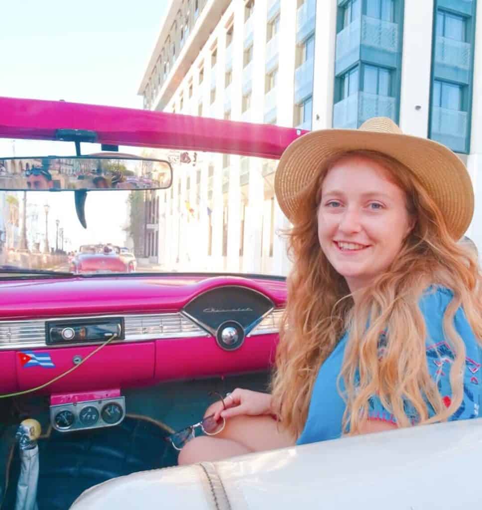 Classic car tour Havana