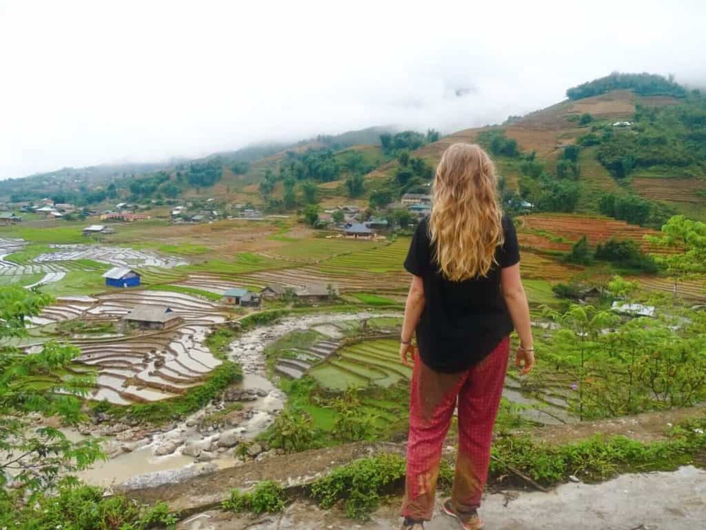 Getting muddy Sapa Vietnam