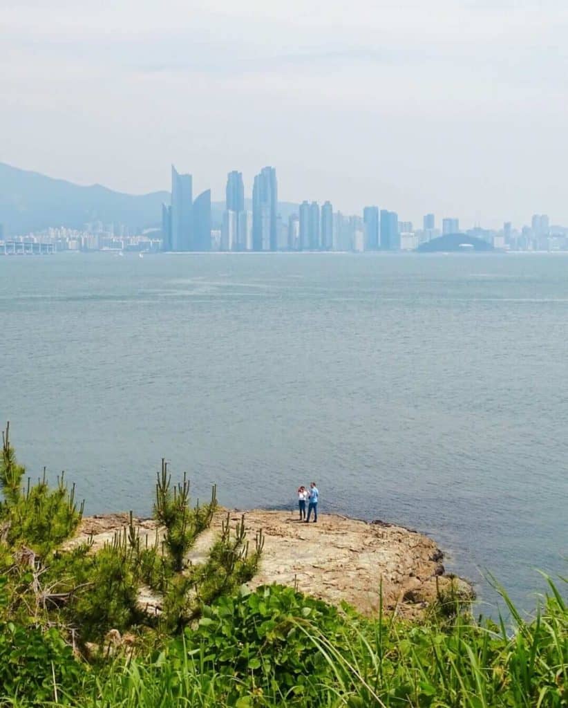 Skyscrapers from Igidae Coastal Walk Busan