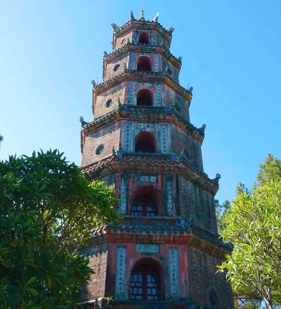 Linh Mu Pagoda Hue itinerary Vietnam