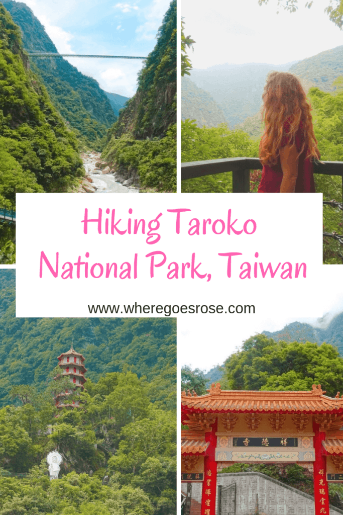 Taroko Gorge itinerary