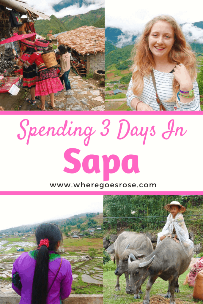 Sapa 3 day itinerary