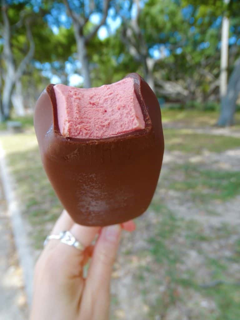 Ice cream on Nielsen Park Sydney