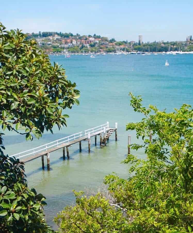 Private jetty Rose Bay Sydney 