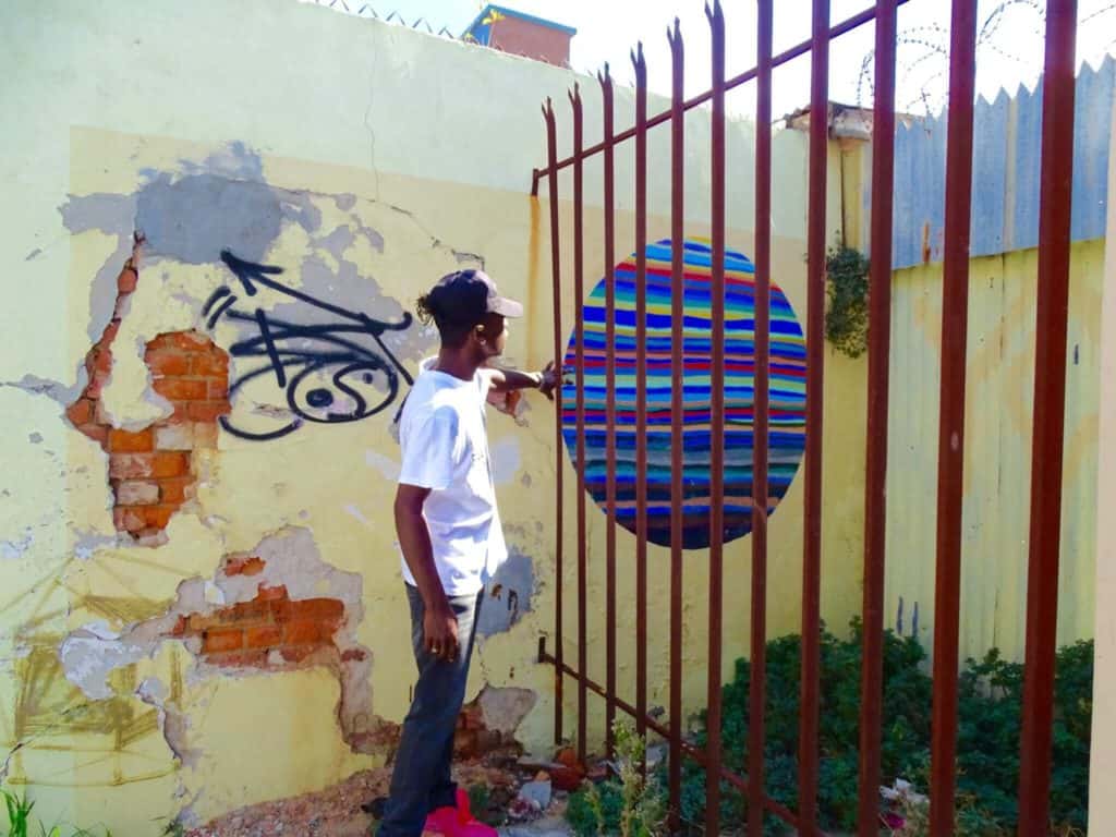 Jail cell street art Woodstock Cape Town