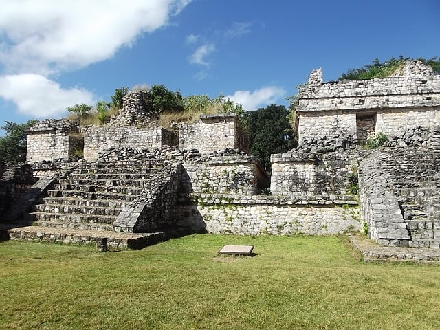 Ek Balam temple Yucatan Peninsular Mexico