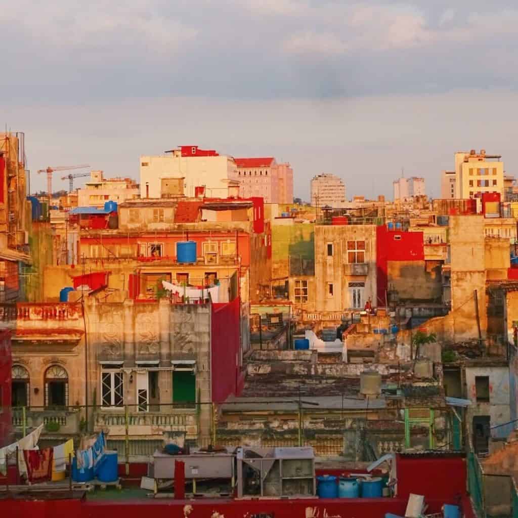 View from La Guarida bar Havana