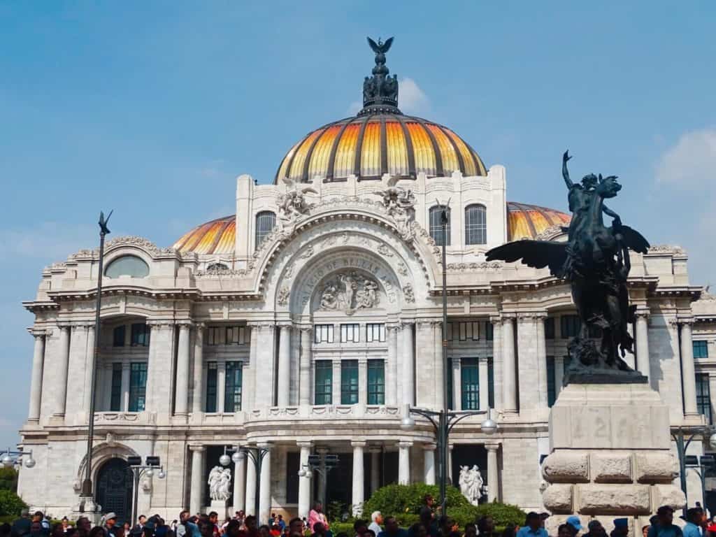 Palace of the Arts Mexico City itinerary