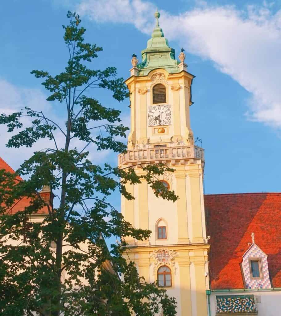 Clock Tower Bratislava 1 day itinerary