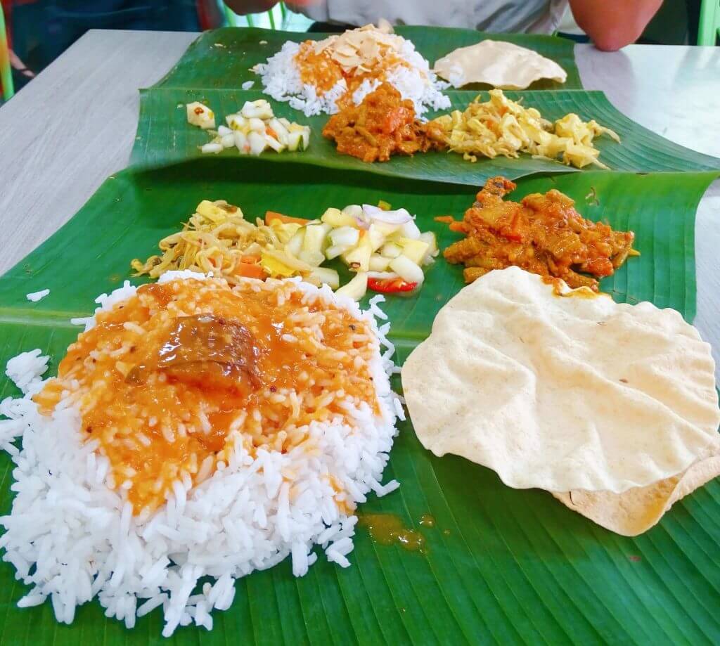 banana leaf indian food