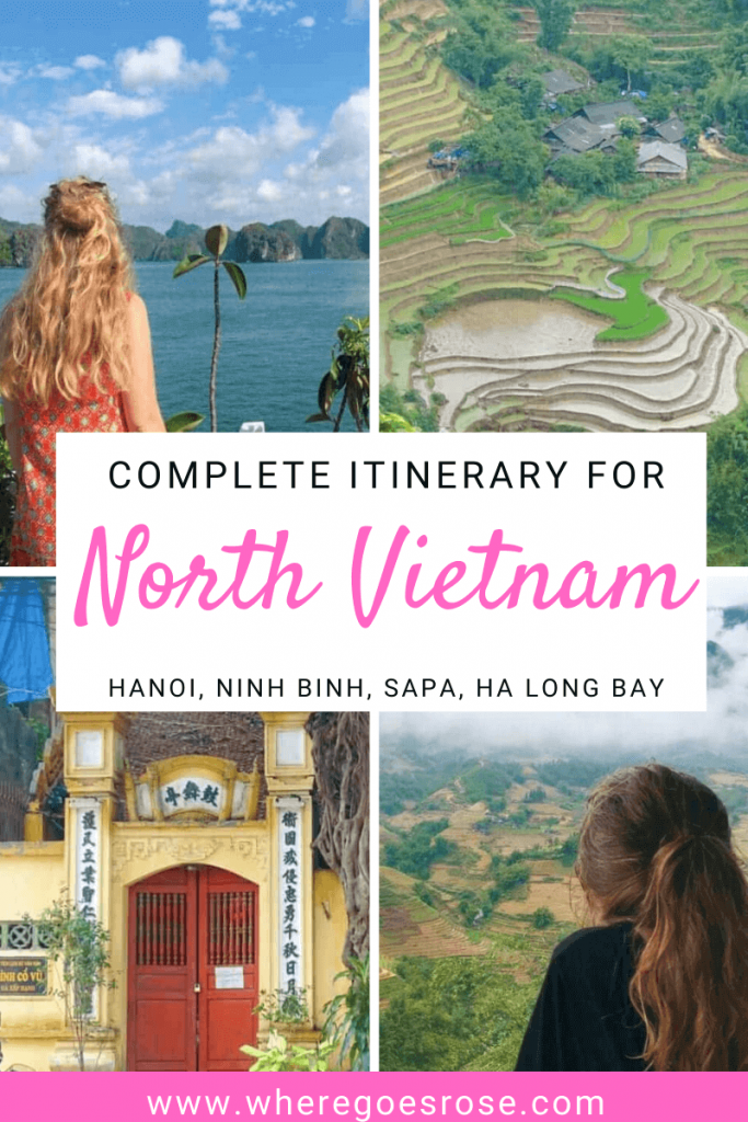 North vietnam itinerary