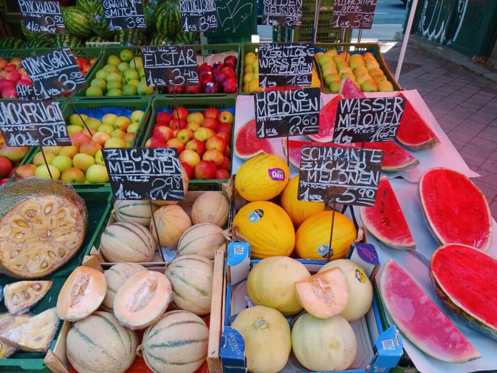 Selection of melons
