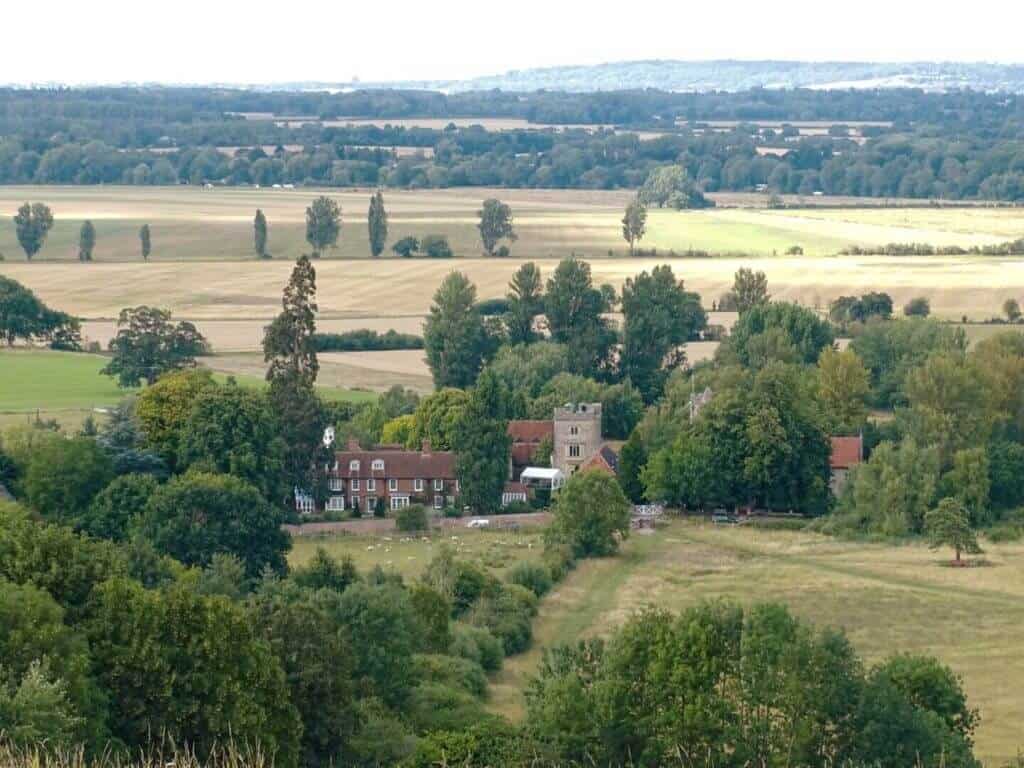 View from Wittenclumps walk Oxford