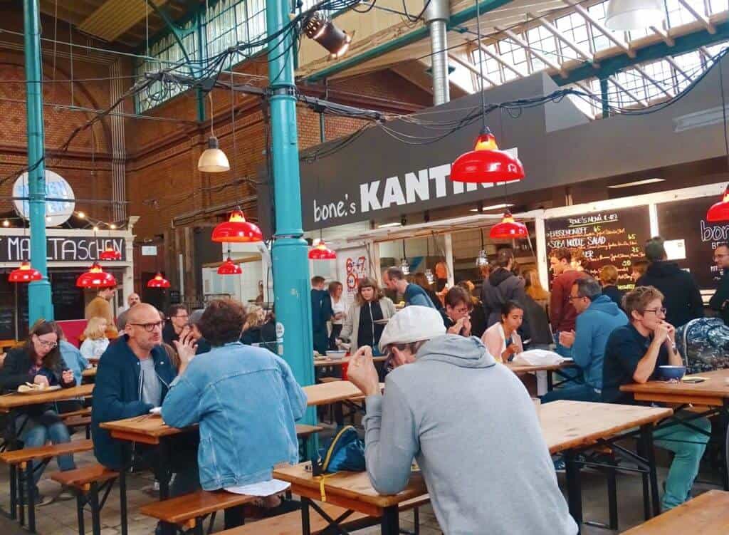 funky places to visit in berlin Markthallen neun