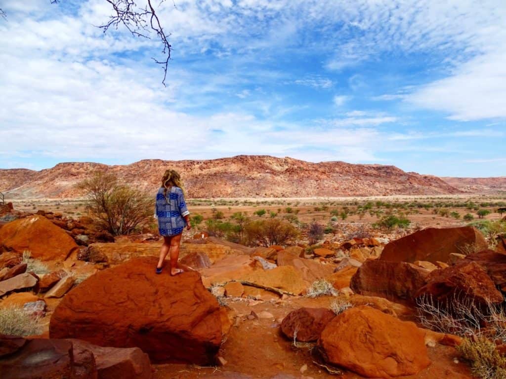 Solo photos in Namibia