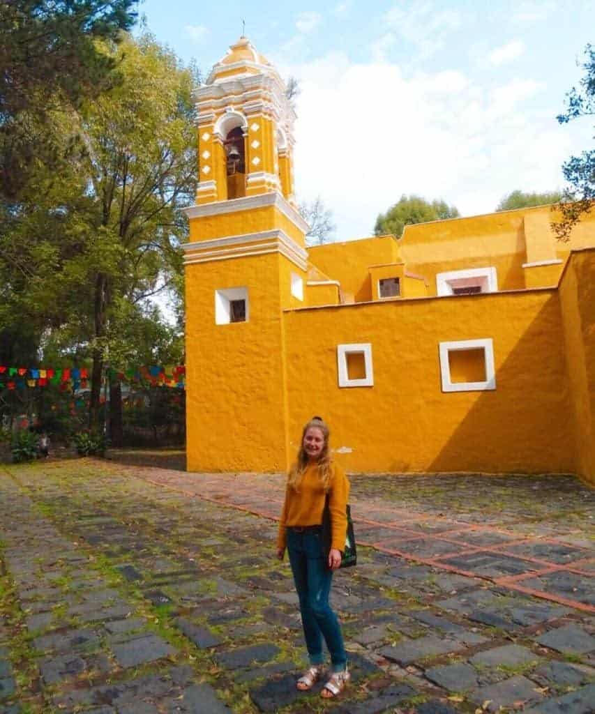 Solo travel photo in Mexico