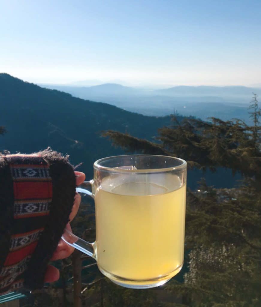 Lemon tea prop solo travel photos
