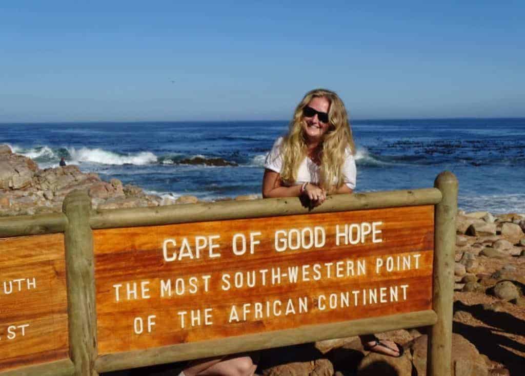 Cape of Good Hope female travel in South Africa