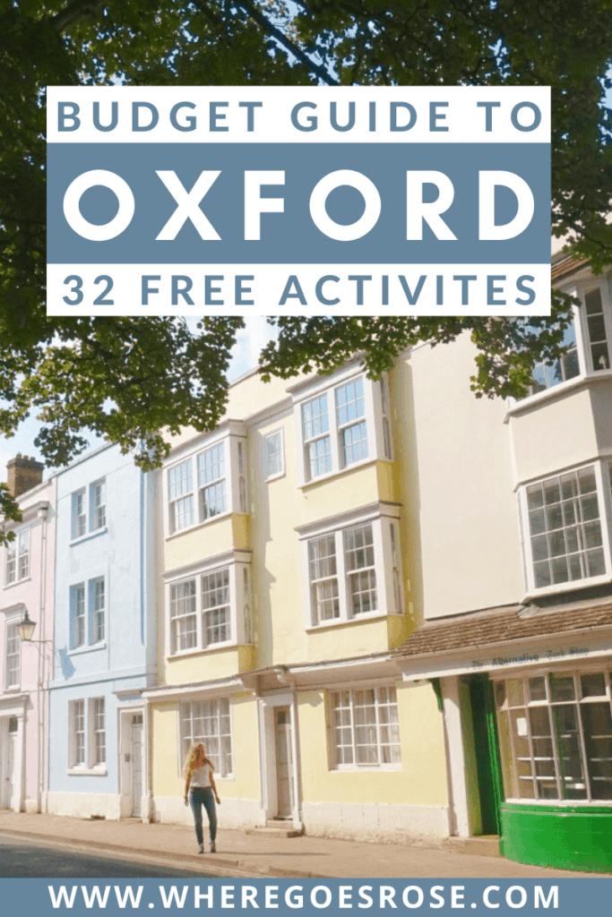 Free things to do oxford