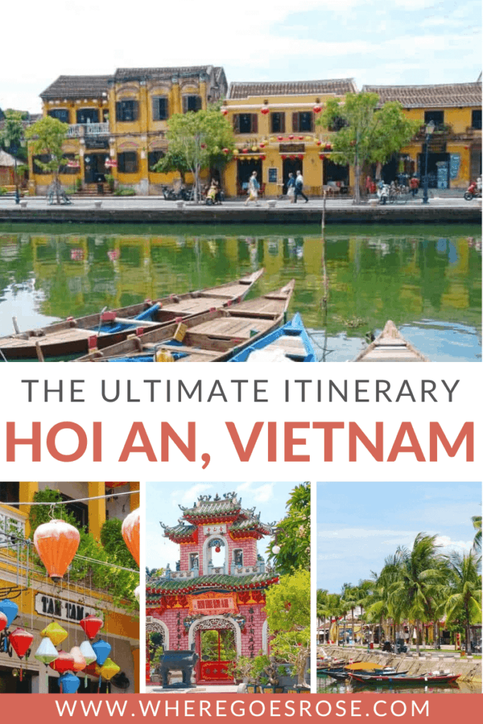 hoi an itinerary