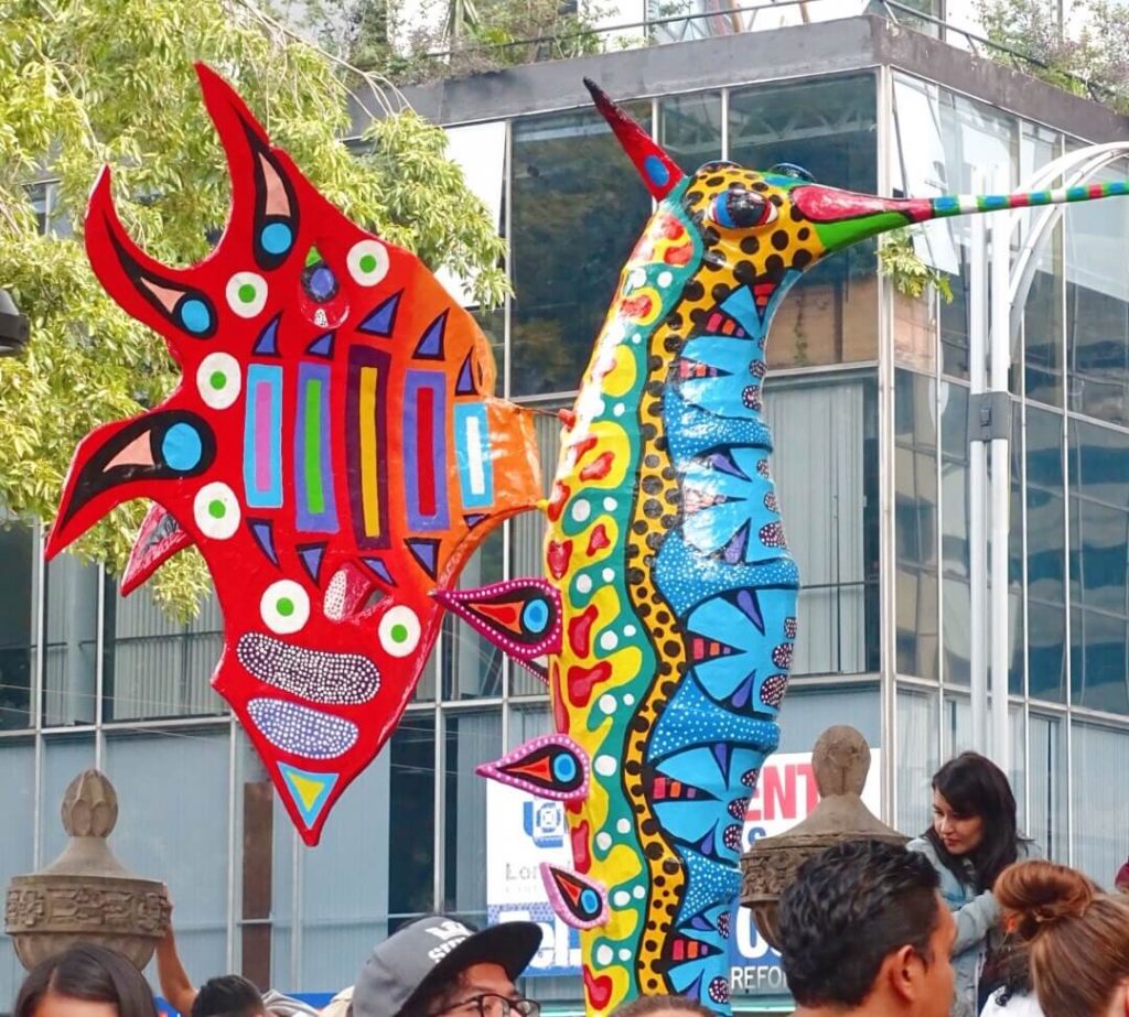 Alebrije parade Mexico City 