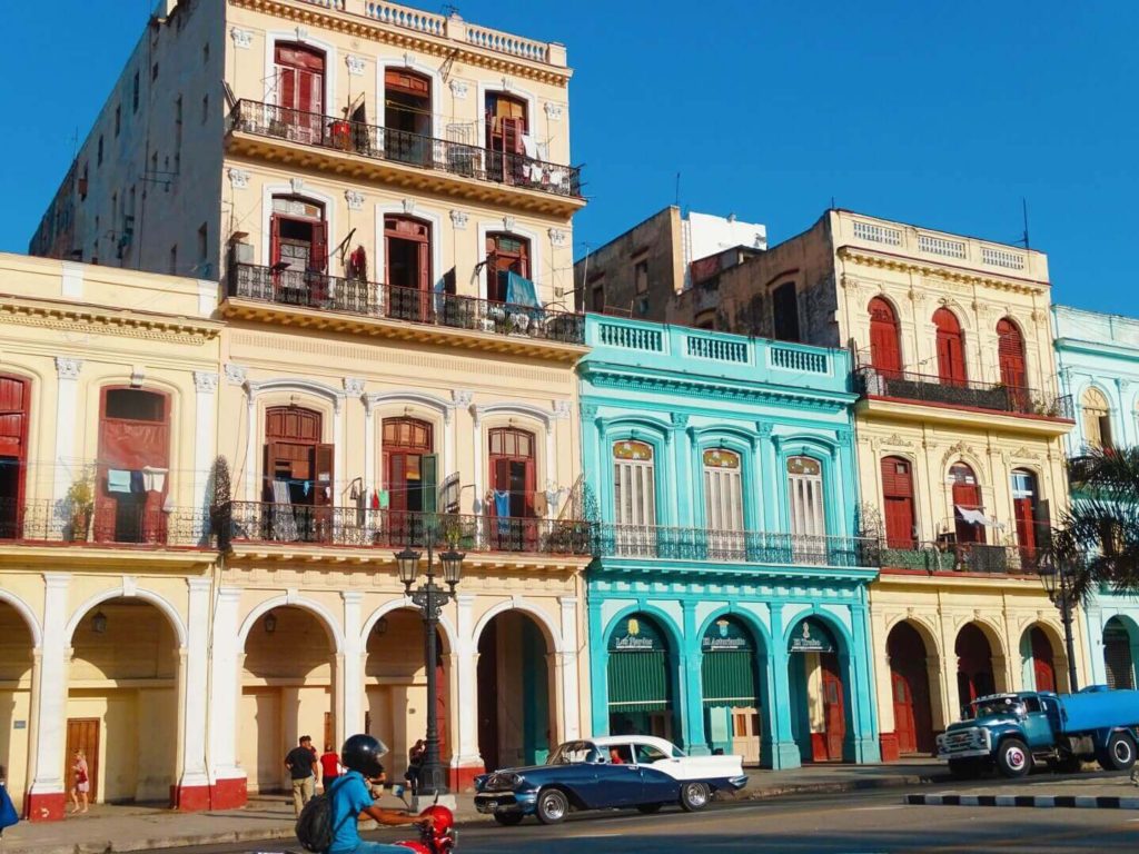 Colourful Houses solo travel havana cuba