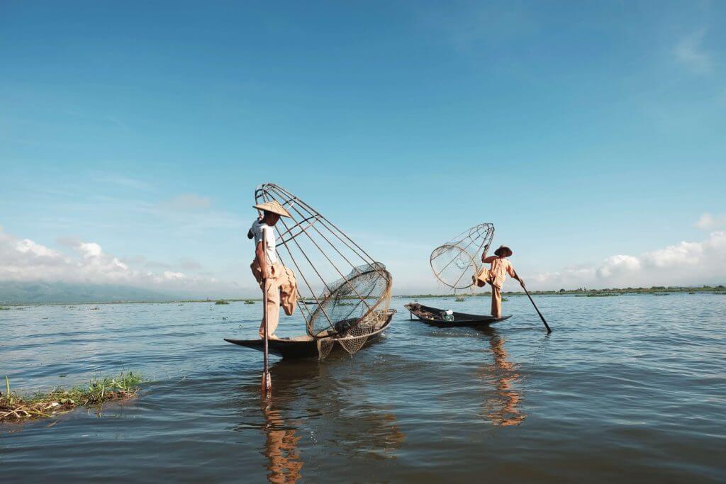 Inle Lake fisherman 