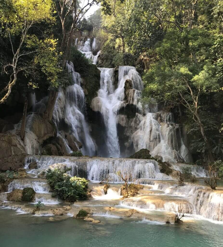 Kuang Si Falls Laos asia itinerary 3 months