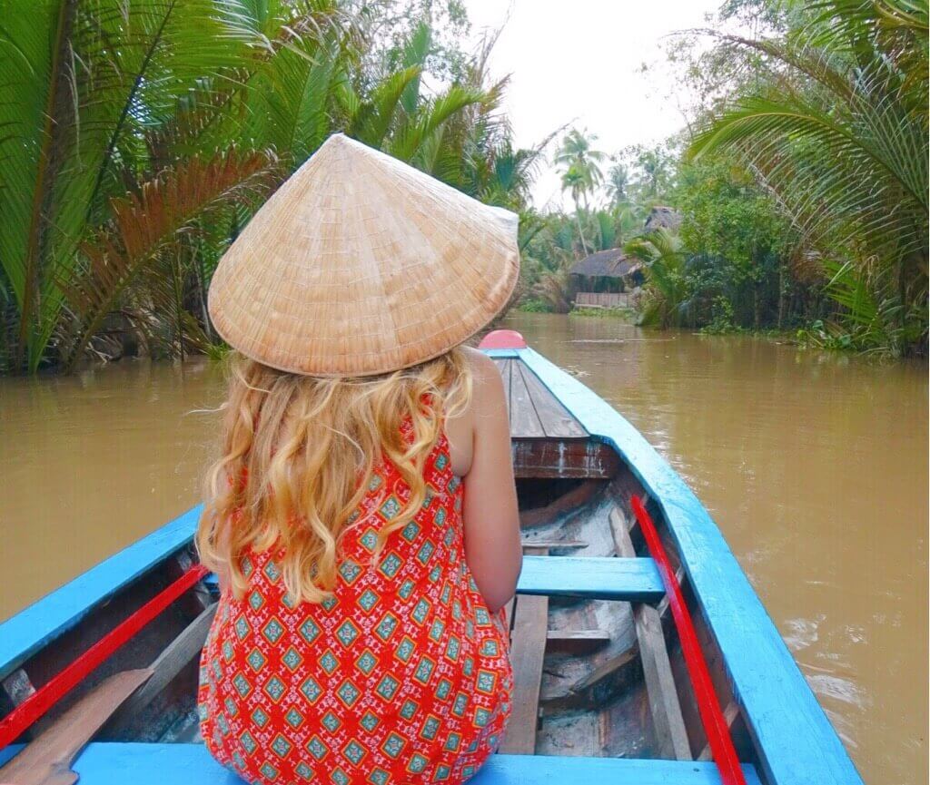 Mekong boat ride Vietnam asia backpacking tips