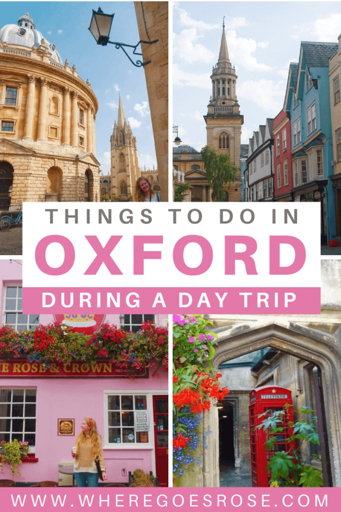 things to do Oxford day trip