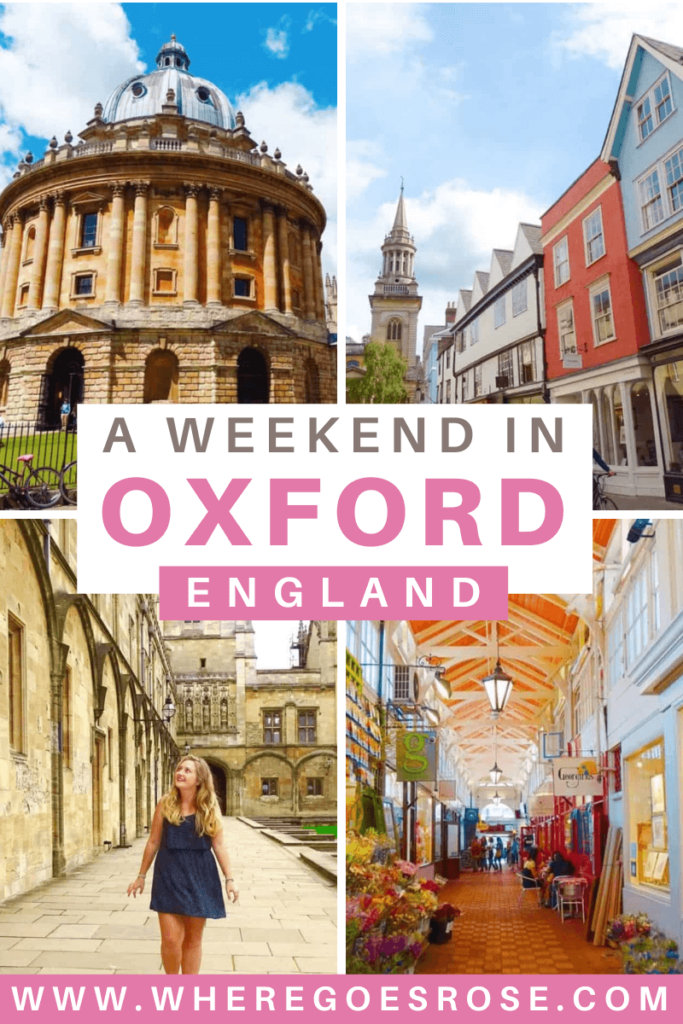 weekend in Oxford