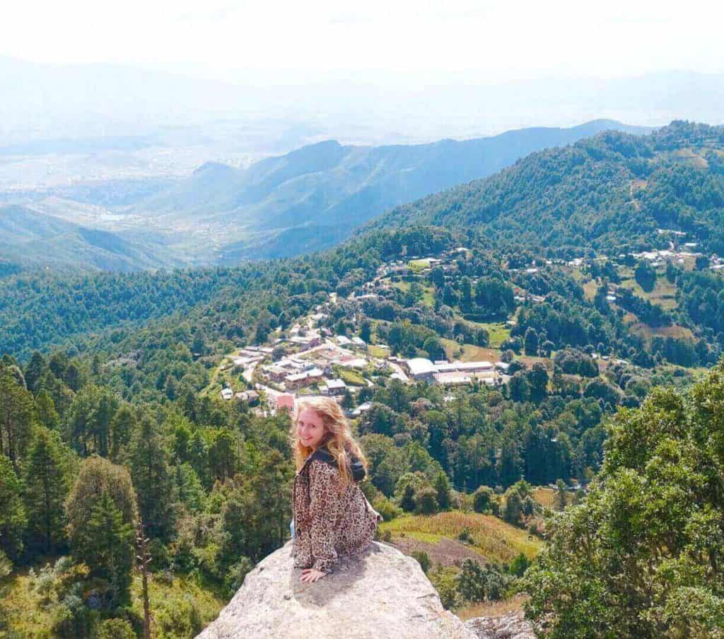 Panoramic view oaxaca solo travel mexico