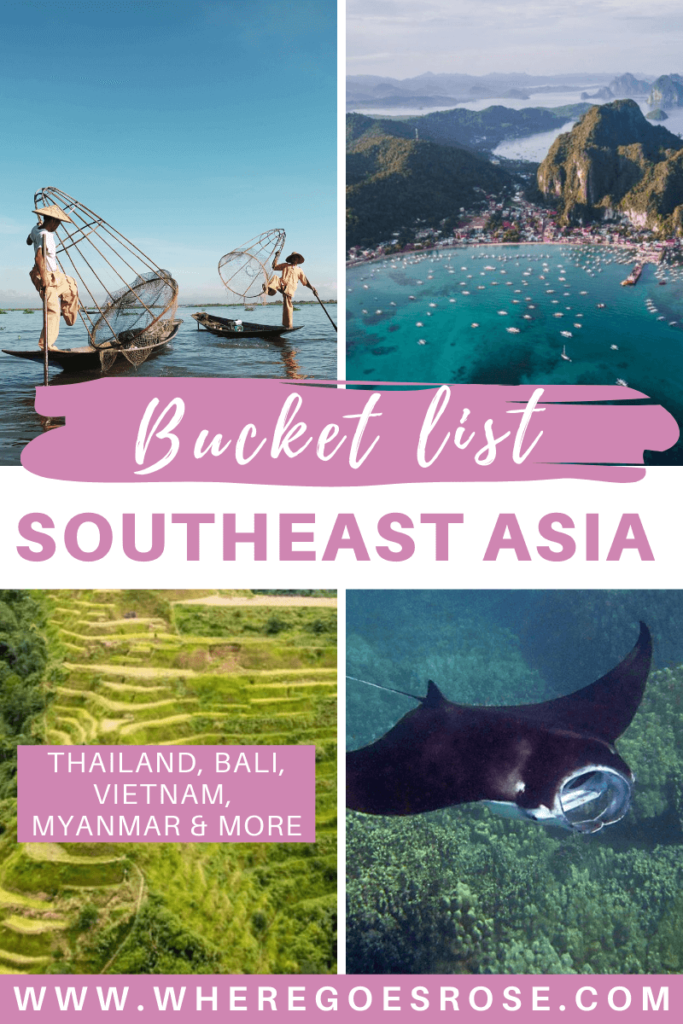 Southeast Asia bucket list