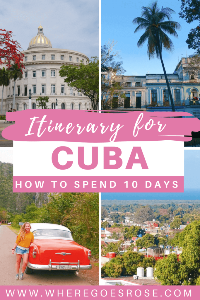 Cuba itinerary