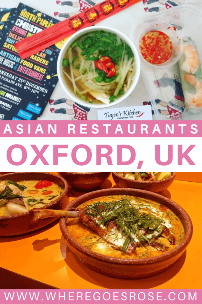 asian restaurants Oxford