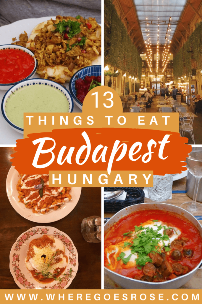 Things to eat in Budapest