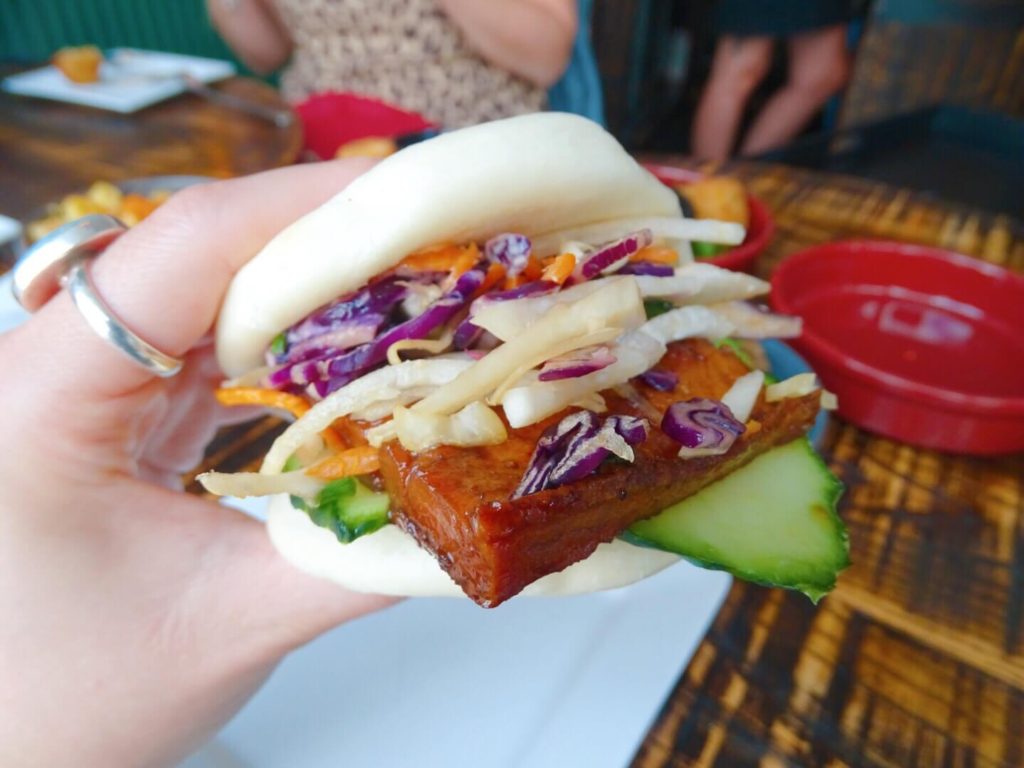 Bao bun Tipsy vegan Norwich