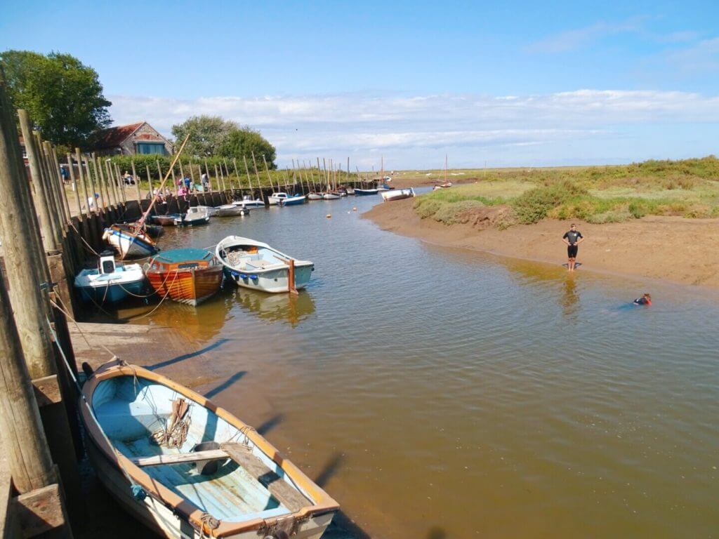 Blakeney Harbour north Norfolk