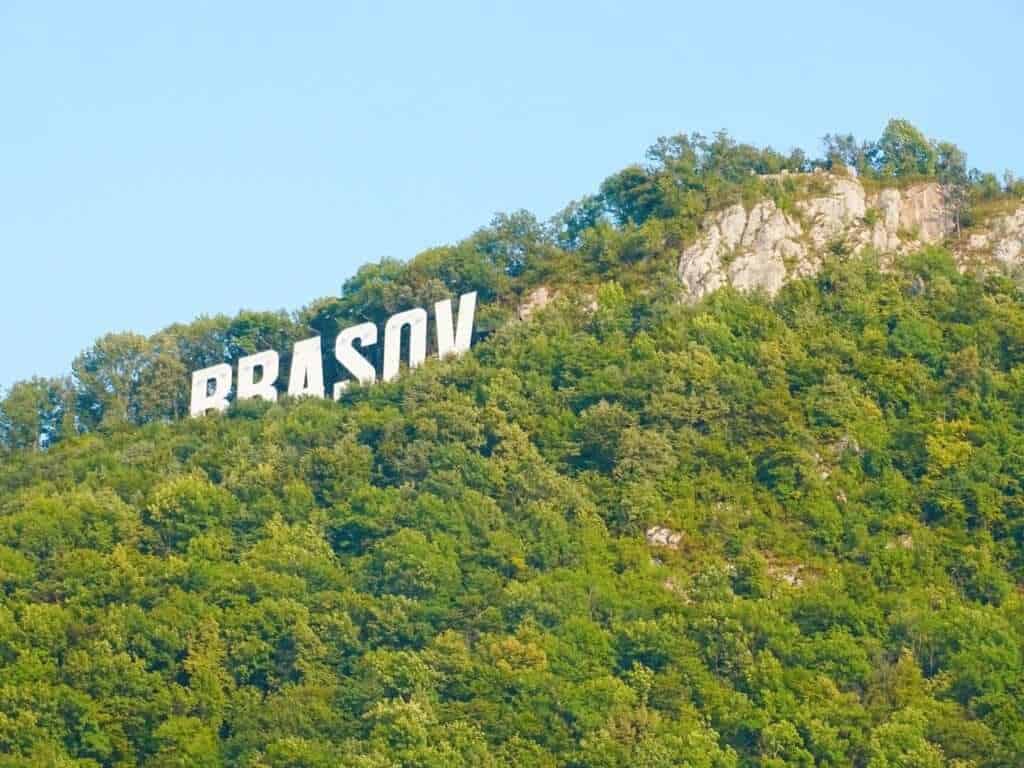 Brasov sign romania