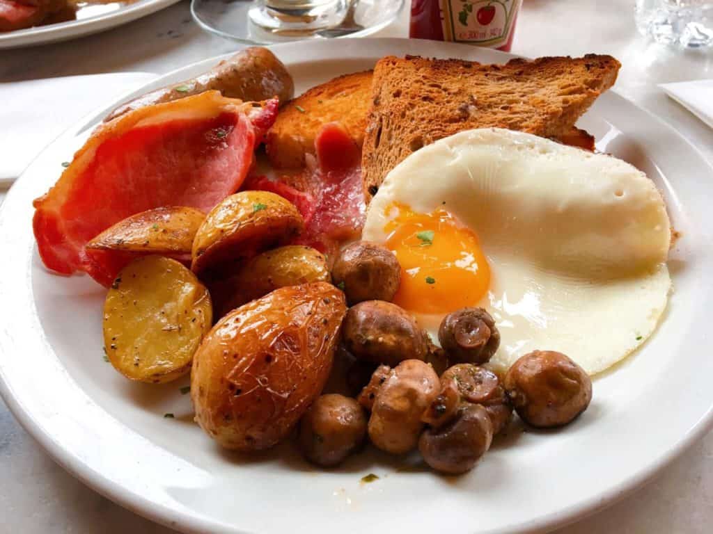 English breakfast at Cafe Coco brunch Oxford