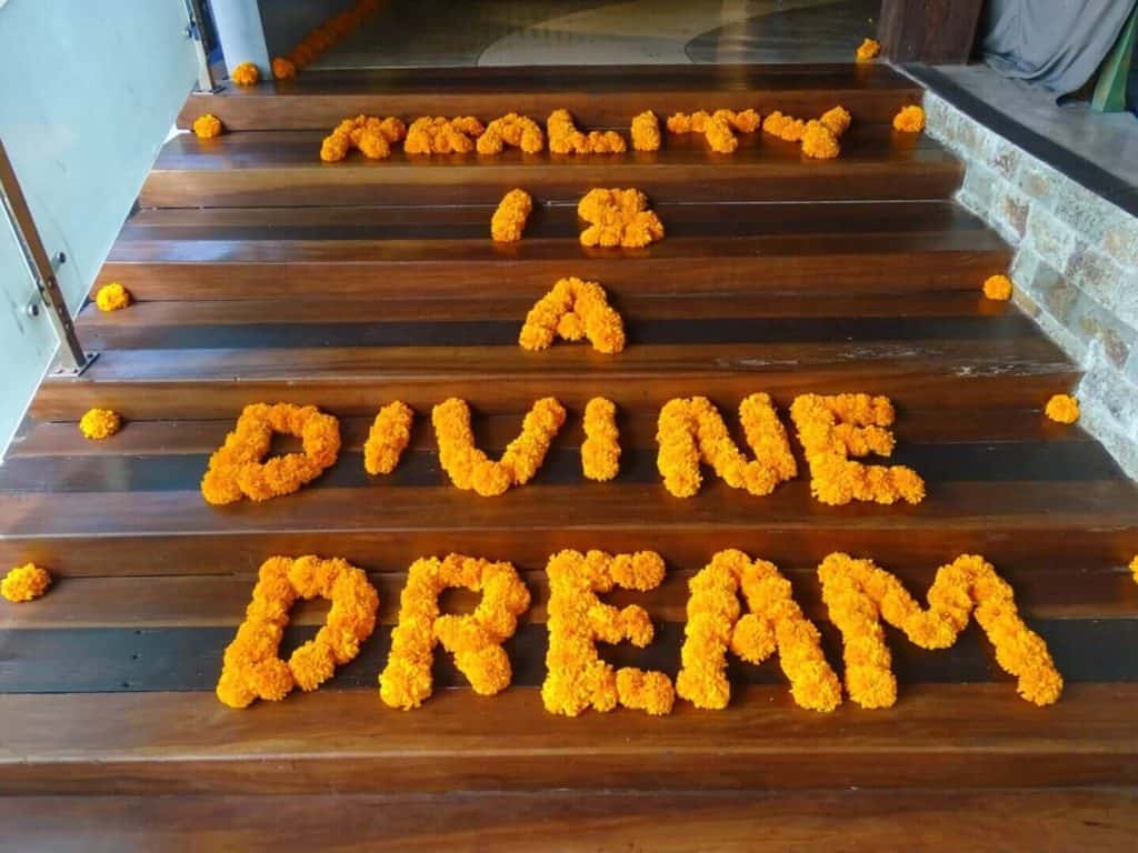 Reality is a divine dream sign Clear cafe ubud