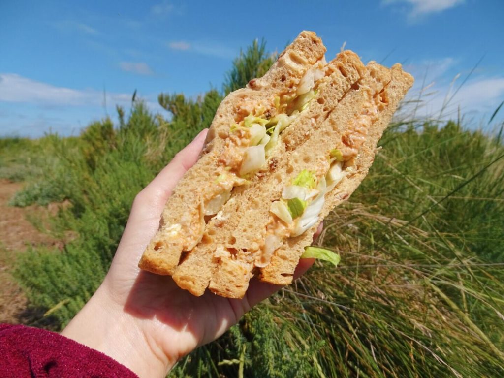 Crab sandwich The Moorings Blakeney