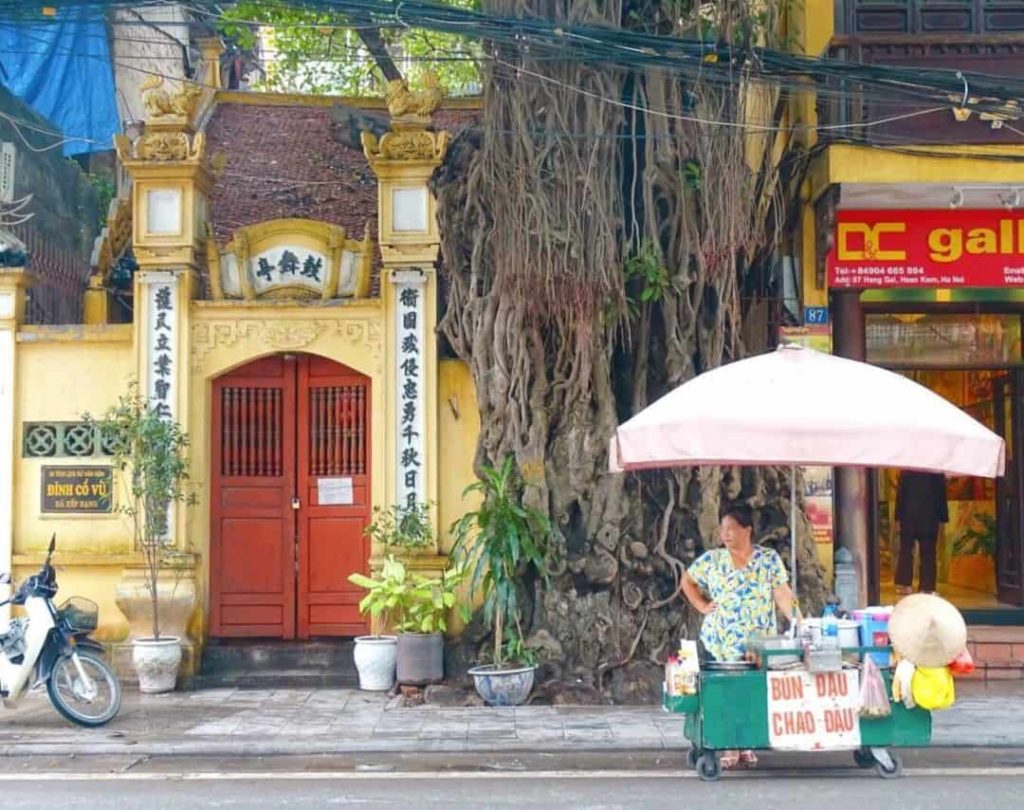 Hanoi Old quarter female travel in vietnam 