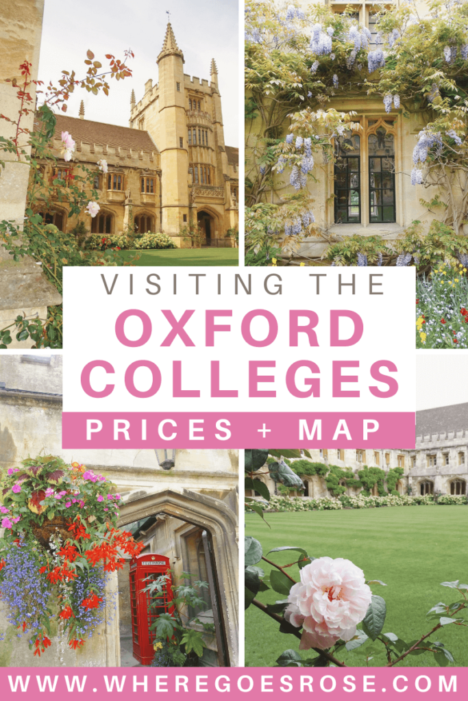 Visiting Oxford colleges