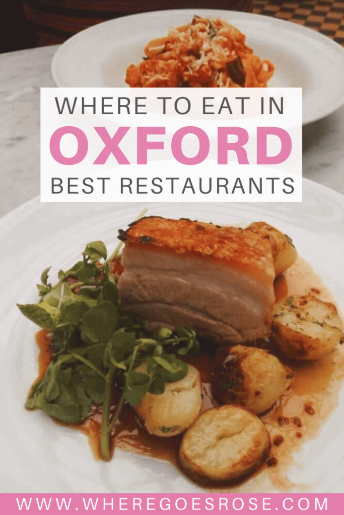 Restaurants Oxford 