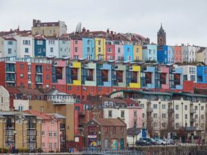 colourful harbour bristol